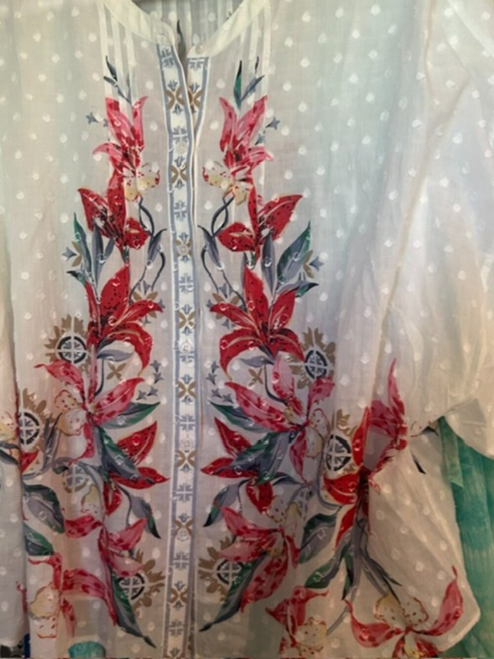 Chico's Lightweight Cotton Summer Top 3.5